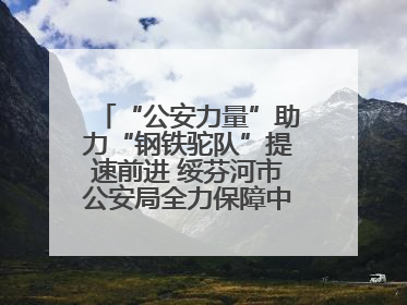“公安力量”助力“钢铁驼队”提速前进 绥芬河市公安局全力保障中欧班列“东通道”绥芬河隧道贯通