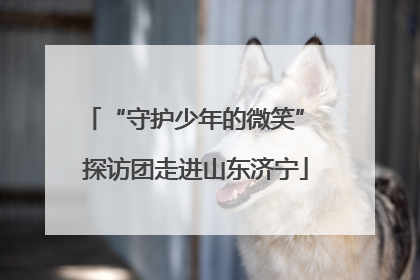 “守护少年的微笑” 探访团走进山东济宁