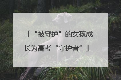 “被守护”的女孩成长为高考“守护者”