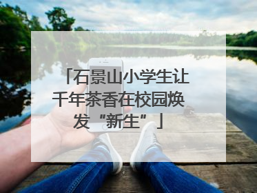 石景山小学生让千年茶香在校园焕发“新生”