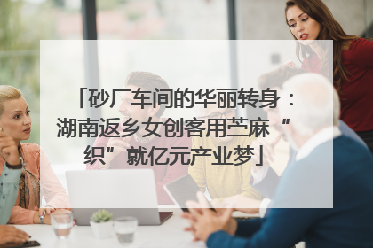 砂厂车间的华丽转身：湖南返乡女创客用苎麻“织”就亿元产业梦