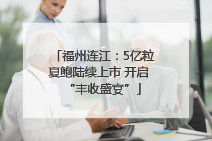 福州连江：5亿粒夏鲍陆续上市 开启“丰收盛宴”