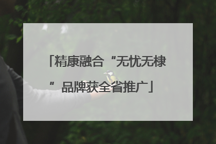 精康融合“无忧无棣”品牌获全省推广