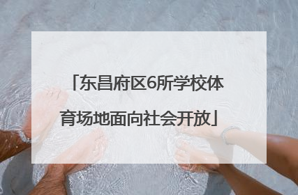 东昌府区6所学校体育场地面向社会开放