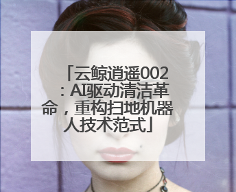 云鲸逍遥002：AI驱动清洁革命，重构扫地机器人技术范式