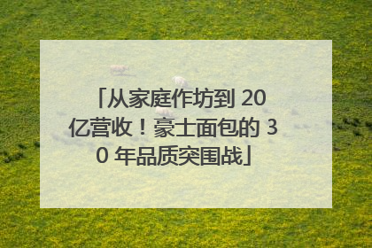 从家庭作坊到 20 亿营收！豪士面包的 30 年品质突围战