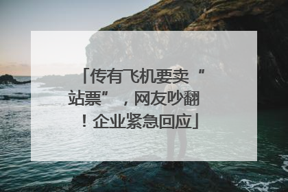 传有飞机要卖“站票”，网友吵翻！企业紧急回应