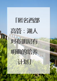 匿名西部高管：湖人对布朗尼有明确的培养计划