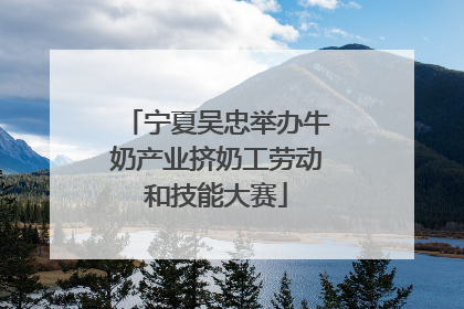 宁夏吴忠举办牛奶产业挤奶工劳动和技能大赛