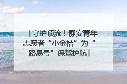守护顶流！静安青年志愿者“小金桔”为“路易号”保驾护航