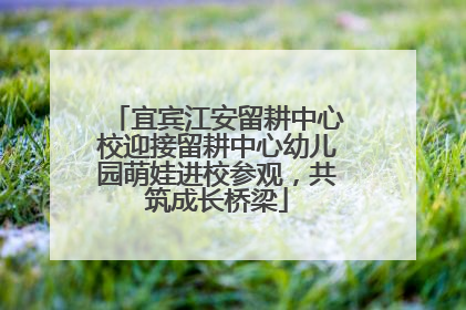宜宾江安留耕中心校迎接留耕中心幼儿园萌娃进校参观，共筑成长桥梁