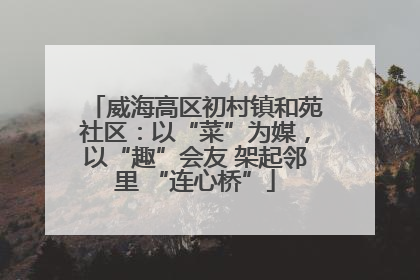 威海高区初村镇和苑社区：以“菜”为媒，以“趣”会友 架起邻里 “连心桥”