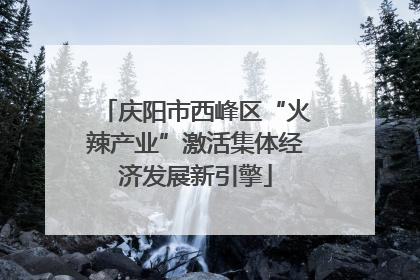 庆阳市西峰区“火辣产业”激活集体经济发展新引擎