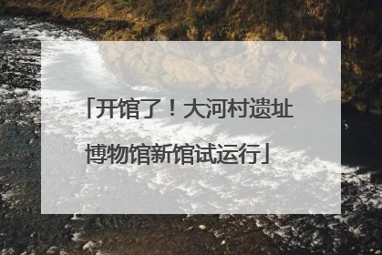 开馆了！大河村遗址博物馆新馆试运行