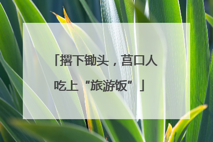 撂下锄头，莒口人吃上“旅游饭”
