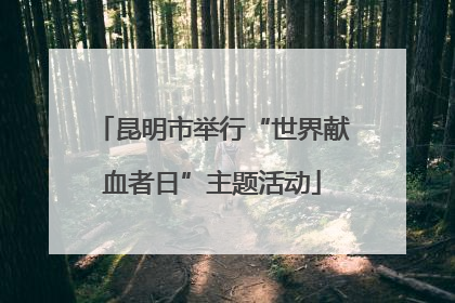 昆明市举行“世界献血者日”主题活动