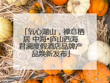 氧心湖山，禅意栖居 中海•庐山西海君澜度假酒店品牌产品焕新发布