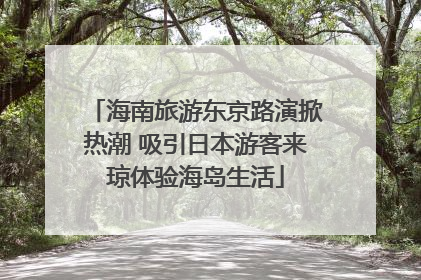 海南旅游东京路演掀热潮 吸引日本游客来琼体验海岛生活