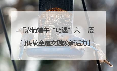 浓情端午“巧遇”六一 厦门传统童趣交融焕新活力