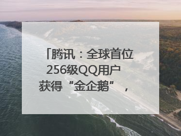 腾讯：全球首位256级QQ用户获得“金企鹅”，送限量版神秘惊喜等礼物