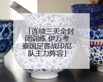 连续三天全封闭训练 伊万考察国足客战印尼队主力阵容
