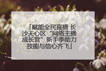 赋能全民直播 长沙天心区“网络主播成长营”新手季助力技能与信心齐飞
