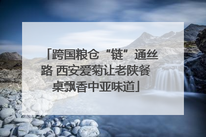 跨国粮仓“链”通丝路 西安爱菊让老陕餐桌飘香中亚味道