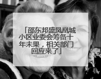 邵东邦盛凤凰城小区业委会筹备十年未果，相关部门回应来了