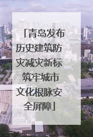 青岛发布历史建筑防灾减灾新标 筑牢城市文化根脉安全屏障