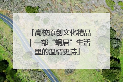高校原创文化精品｜一部“蜗居”生活里的温情史诗