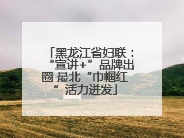 黑龙江省妇联：“宣讲+”品牌出圈 最北“巾帼红”活力迸发