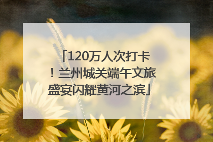 120万人次打卡！兰州城关端午文旅盛宴闪耀黄河之滨