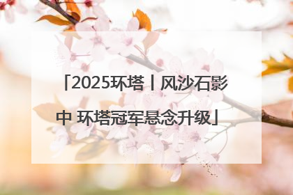 2025环塔丨风沙石影中 环塔冠军悬念升级